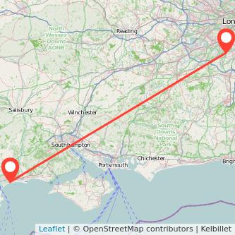 Sutton Bournemouth bus map