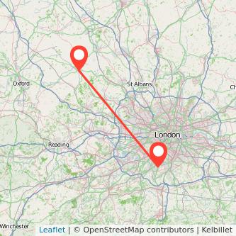 Sutton Aylesbury train map