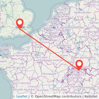 Sutton Zurich train map