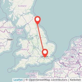 Sunderland Beckenham train map