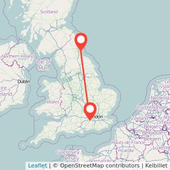 Sunderland Woking train map