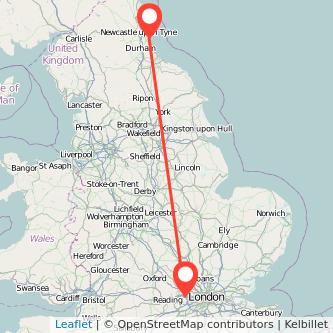 Sunderland Slough train map