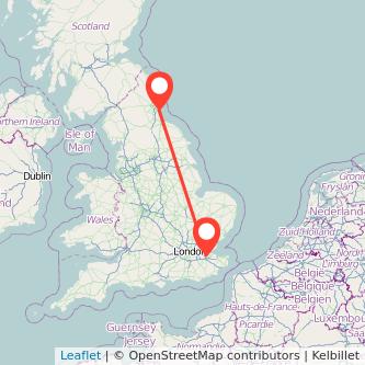 Sunderland Rochester train map