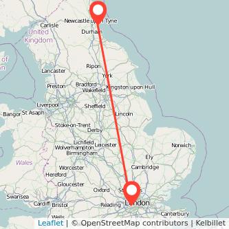 Sunderland Richmond train map