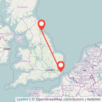 Sunderland Ramsgate train map