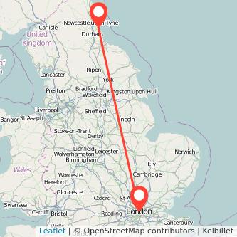 Sunderland London bus map