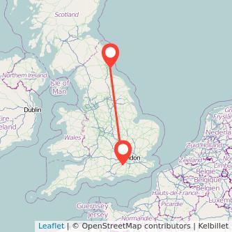 Sunderland Guildford bus map