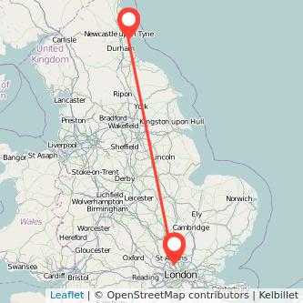 Sunderland Borehamwood train map