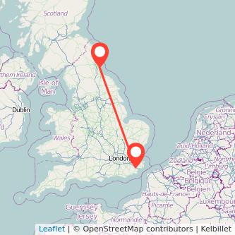 Sunderland Ashford bus map