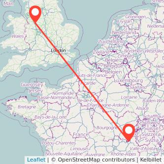 Stoke-on-Trent Geneva train map