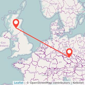 Stirling Prague bus map