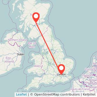 Stirling London bus map