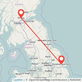 Stirling Hull bus map