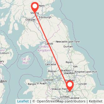 Stirling Derby bus map