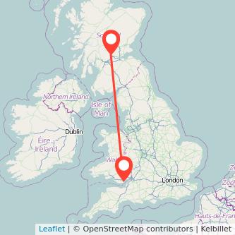 Stirling Cardiff bus map