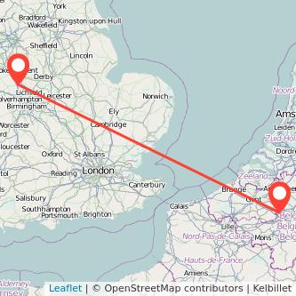 Stafford Brussels bus map