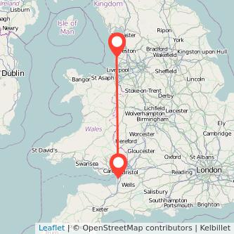 Southport Weston-super-Mare train map