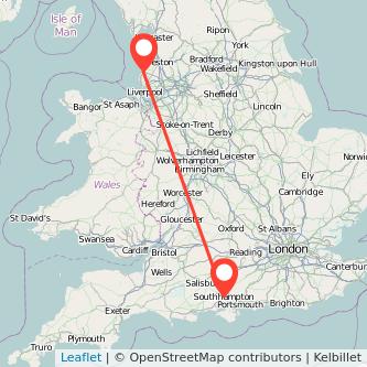 Southport Southampton bus map