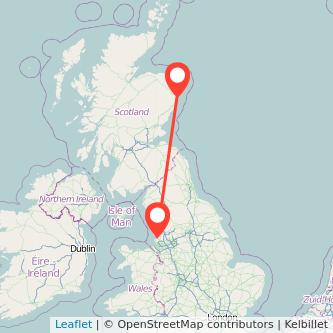 Southport Aberdeen train map