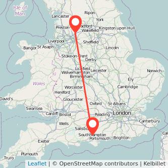 Southampton Rochdale train map