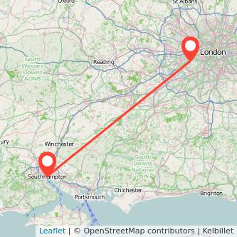 Southampton Richmond train map