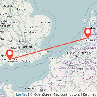 Southampton Rotterdam bus map