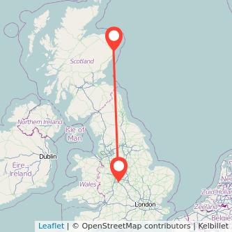 Solihull Aberdeen bus map