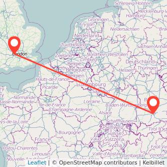 Slough Munich train map