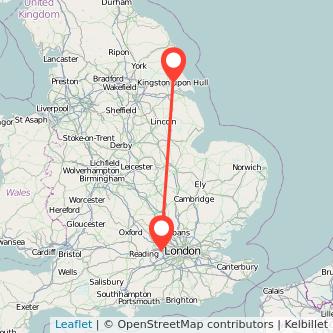 Slough Hull bus map