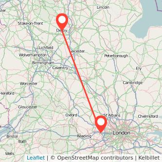 Slough Derby bus map