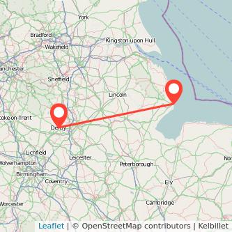 Skegness Derby train map