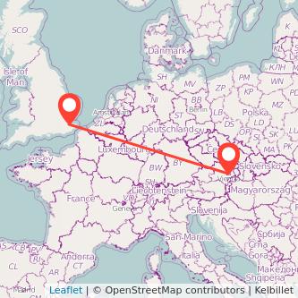 Sittingbourne Vienna train map