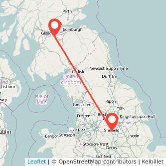 Sheffield Motherwell train map