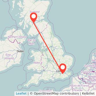 Sevenoaks Glasgow train map