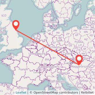Scarborough Budapest train map