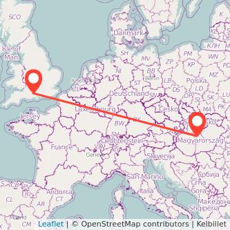 Salisbury Budapest train map