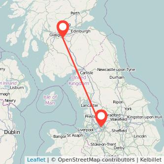 Salford Motherwell train map