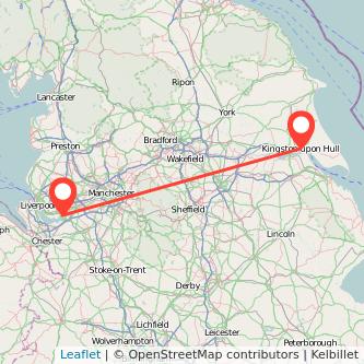 Runcorn Hull bus map