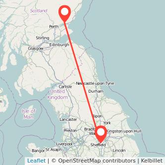 Rotherham Dundee bus map