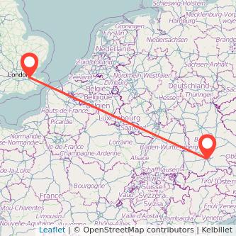 Rochester Munich train map