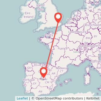 Rochester Madrid train map