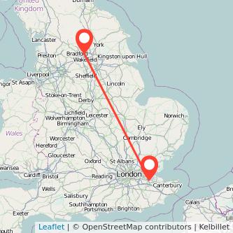 Rochester Leeds train map