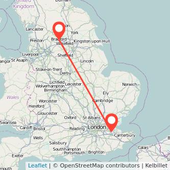 Rochester Bradford train map