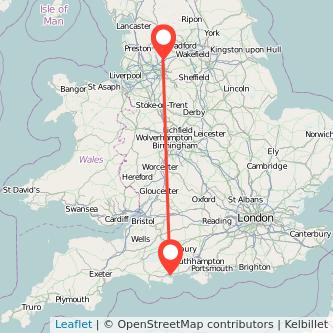 Rochdale Poole bus map