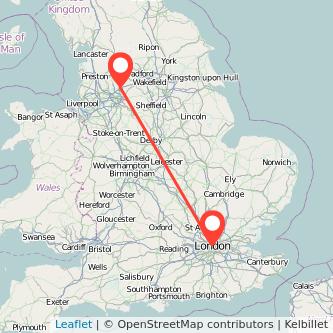 Rochdale London bus map