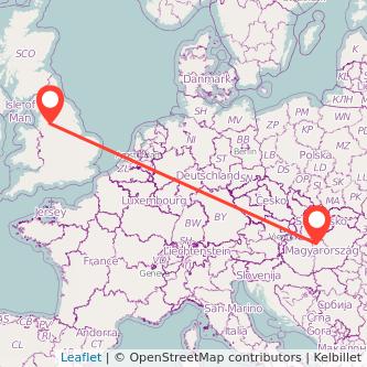 Rochdale Budapest train map