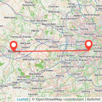 Richmond Reading train map