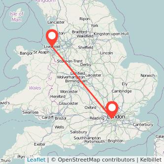 Richmond Liverpool train map