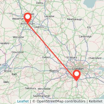 Redhill Birmingham bus map