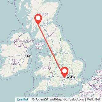 Reading Greenock train map